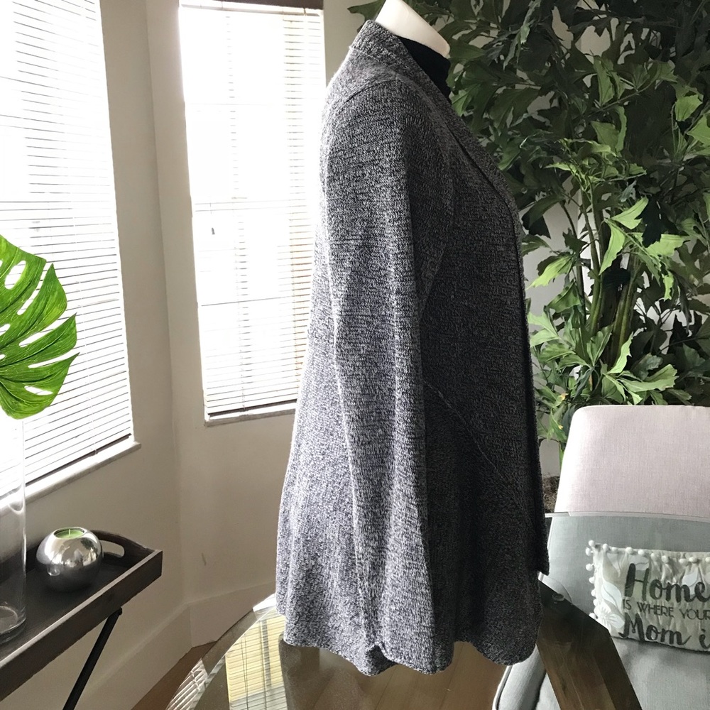 Eileen Fisher open cardigan 51% linen/49% wool - Picture 4 of 11
